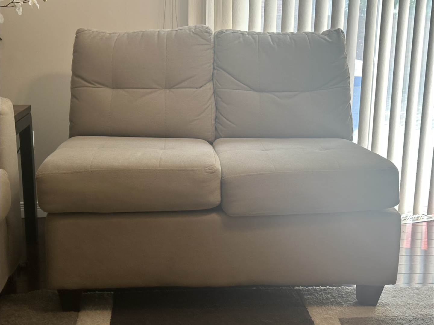 Beige Sectional Sofa - photo 2