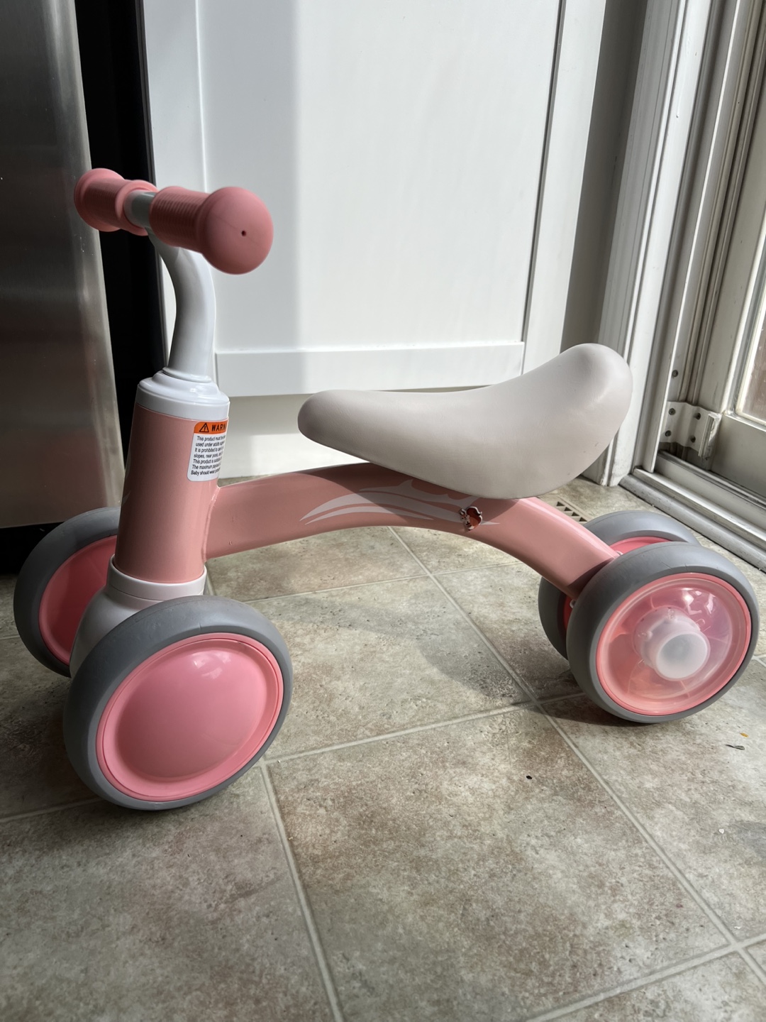 Pink Balance Bike for baby/Toddlers