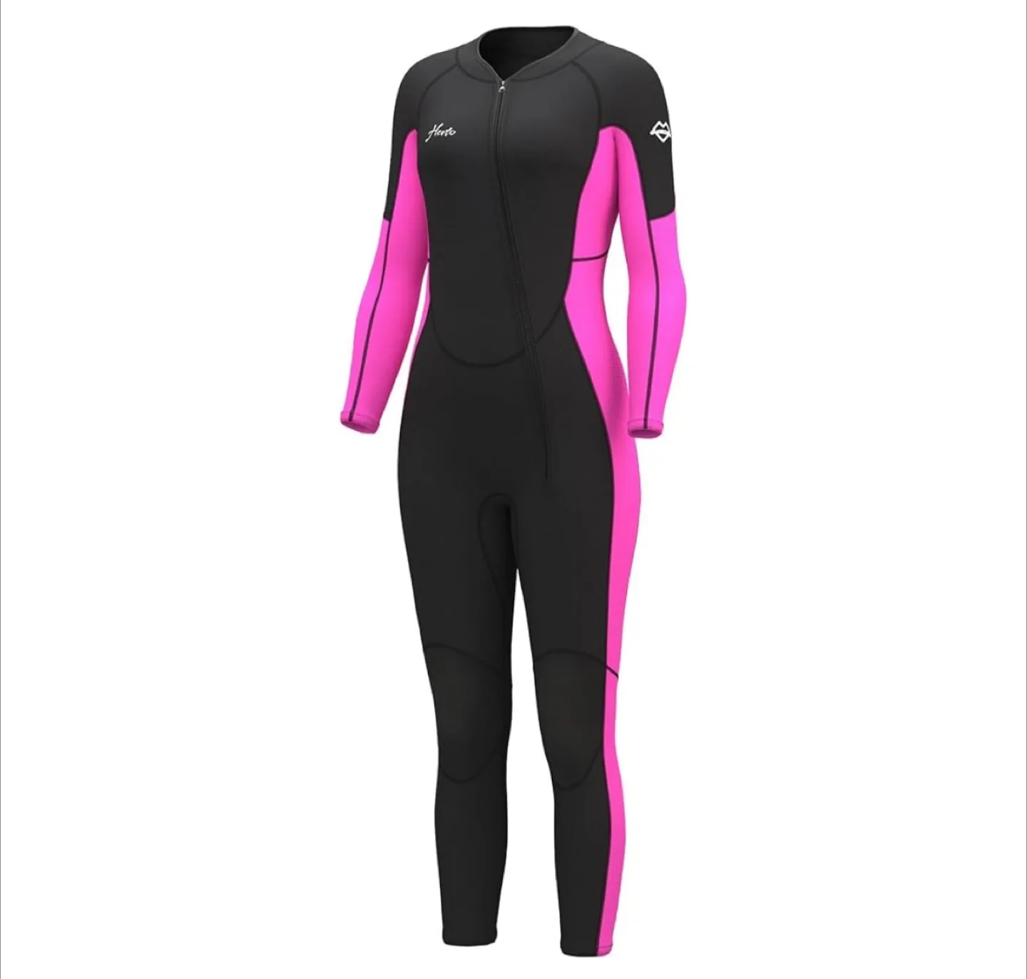 Hevto Wetsuit - Black & Pink thumbnail