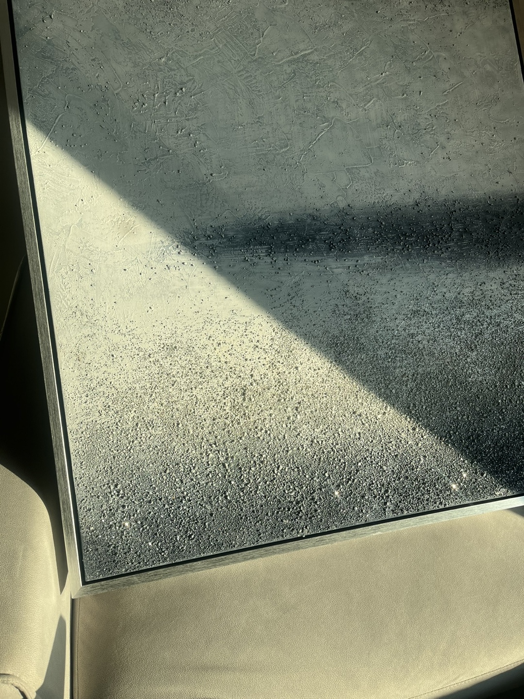 Abstract Silver Framed Wall Art - photo 2