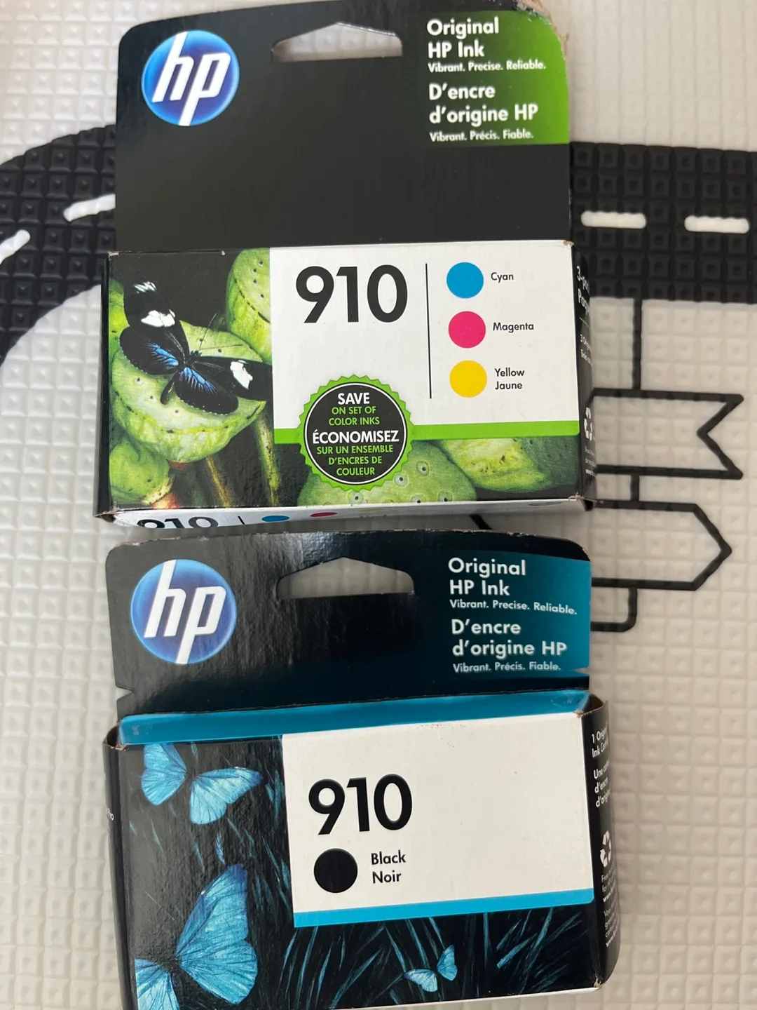 HP 910 Ink Cartridges - Cyan, Magenta, Yellow, Black thumbnail