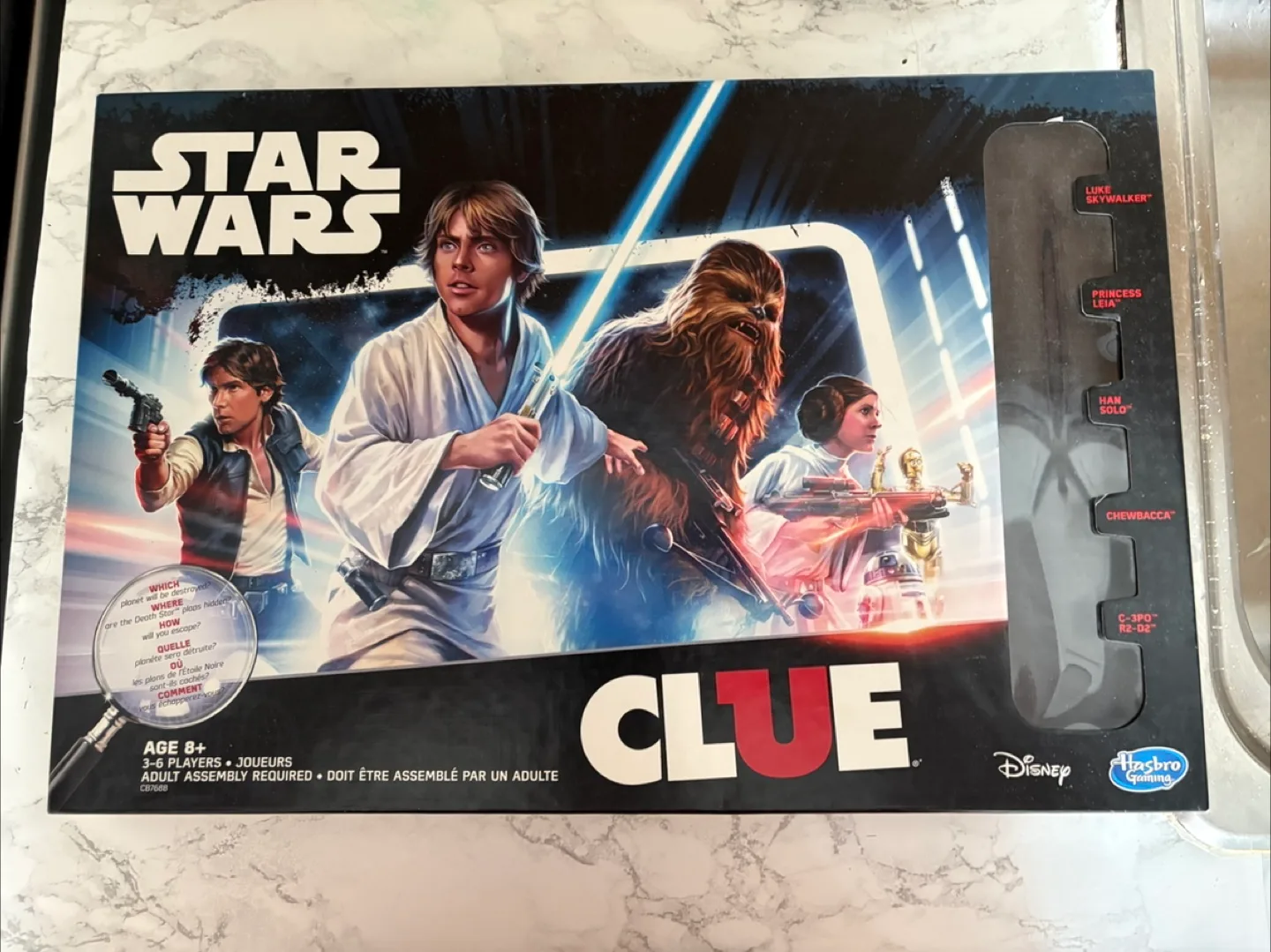 Star Wars Clue Board Game thumbnail