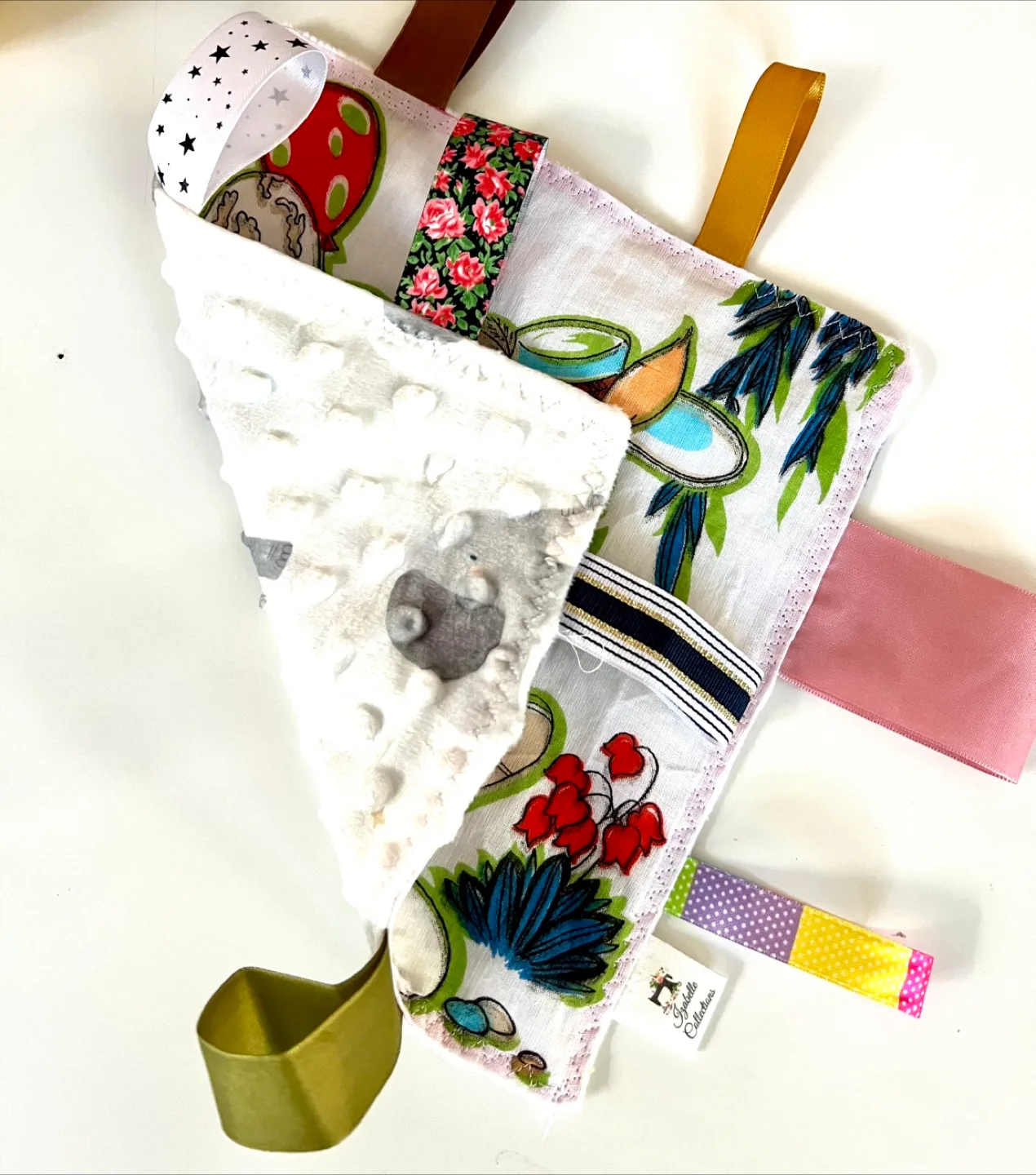 Handmade Taggie Blanket - Sensory Toy image indicator(2)