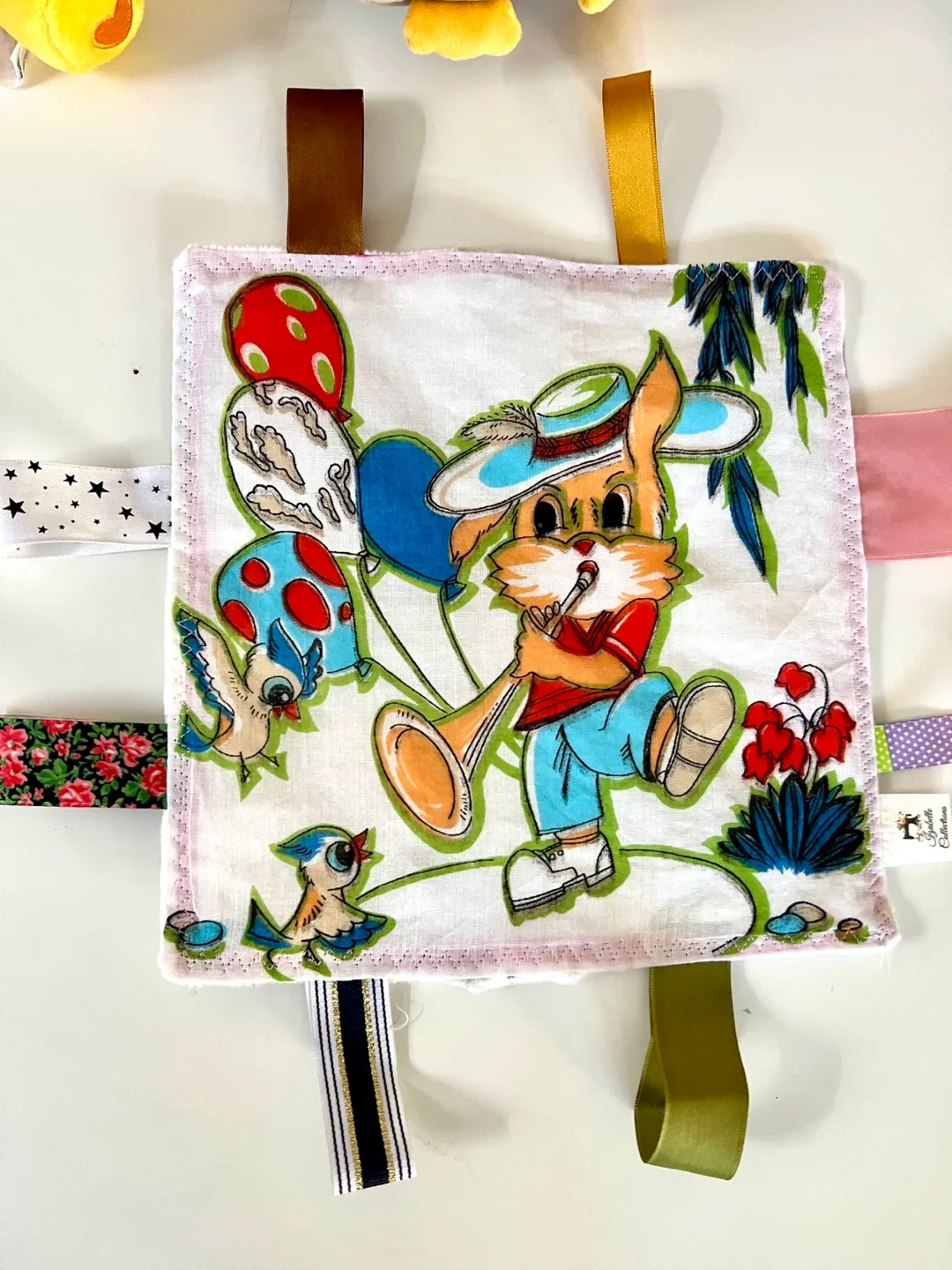 Handmade Taggie Blanket - Sensory Toy image indicator(4)