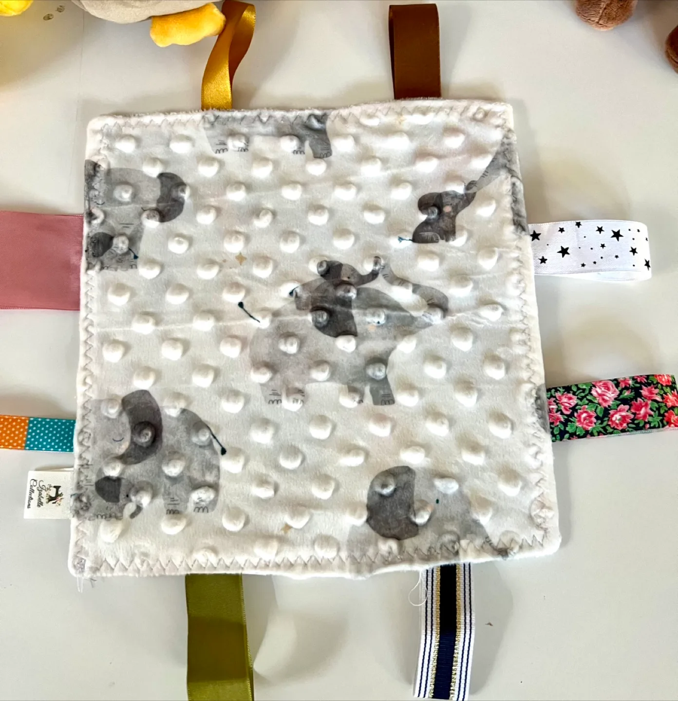 Handmade Taggie Blanket - Sensory Toy image indicator(5)