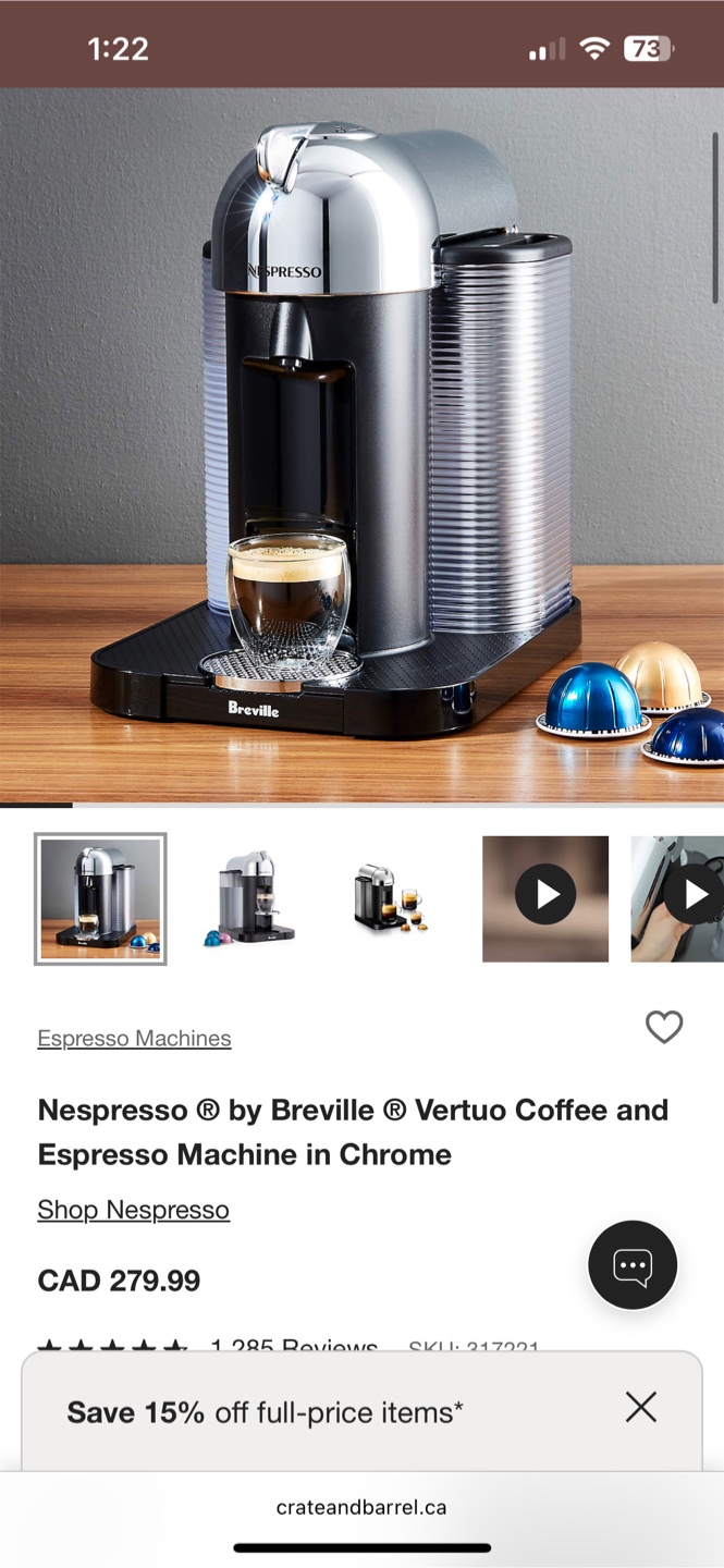 Nespresso by Breville Vertuo (BNV220) - photo 3