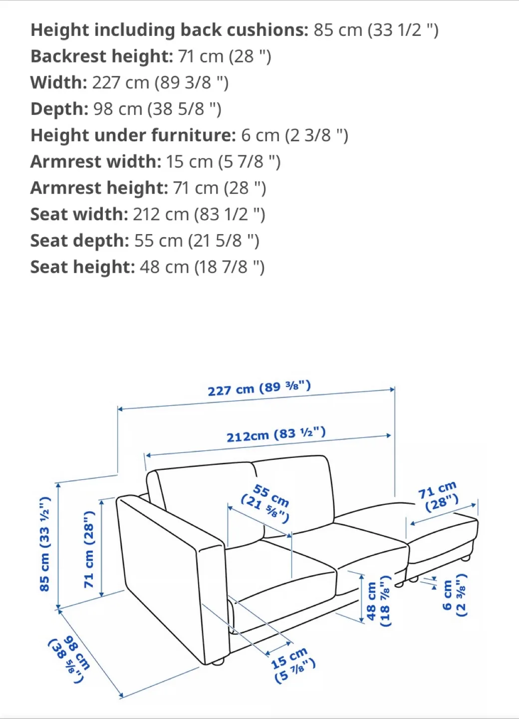 IKEA FINNALA Brown Leather Sofa (CAN DELIVER) image indicator(2)