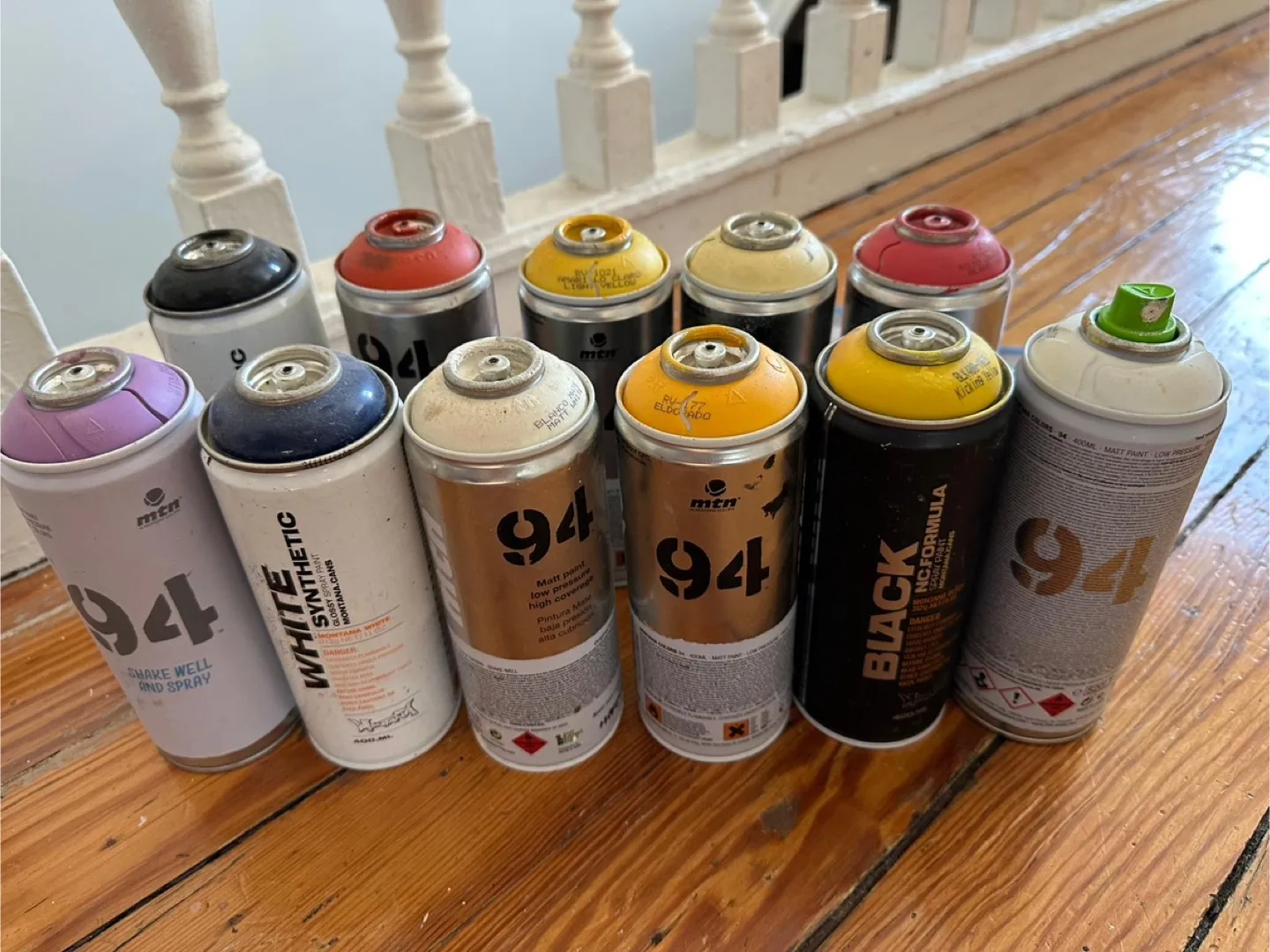 MTN 94 & Black Spray Paint Cans thumbnail