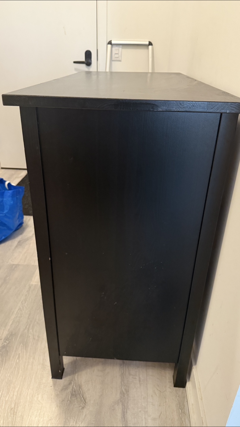 Black 3-Drawer Dresser - photo 5