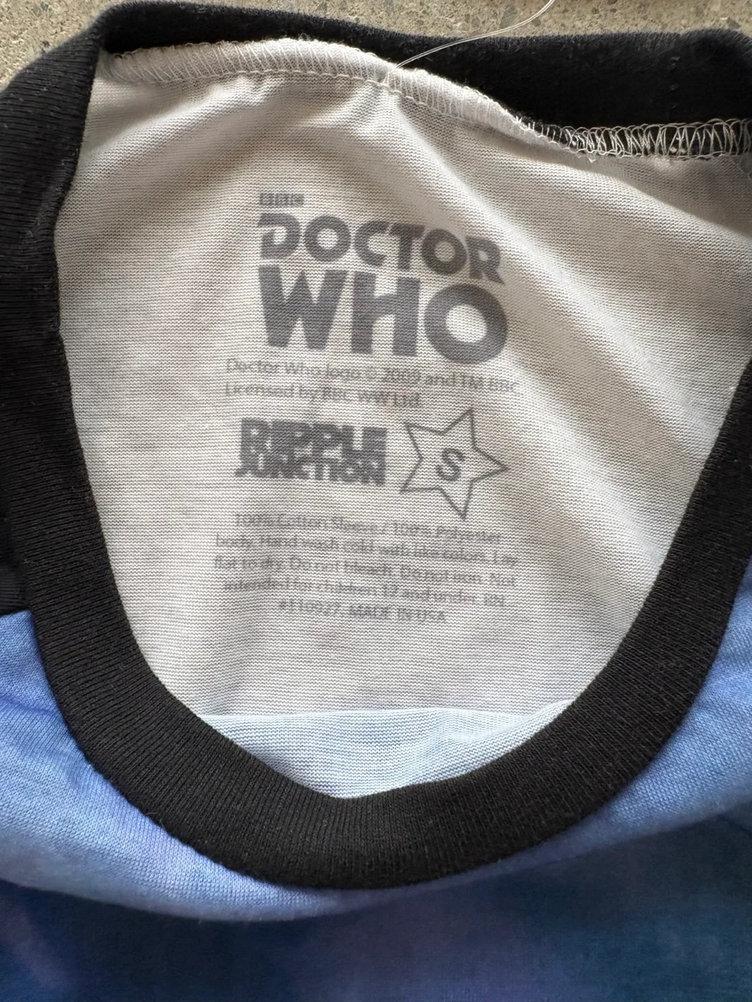 Ripple Junction Doctor Who Tardis Space Vortex Shirt Small image indicator(6)