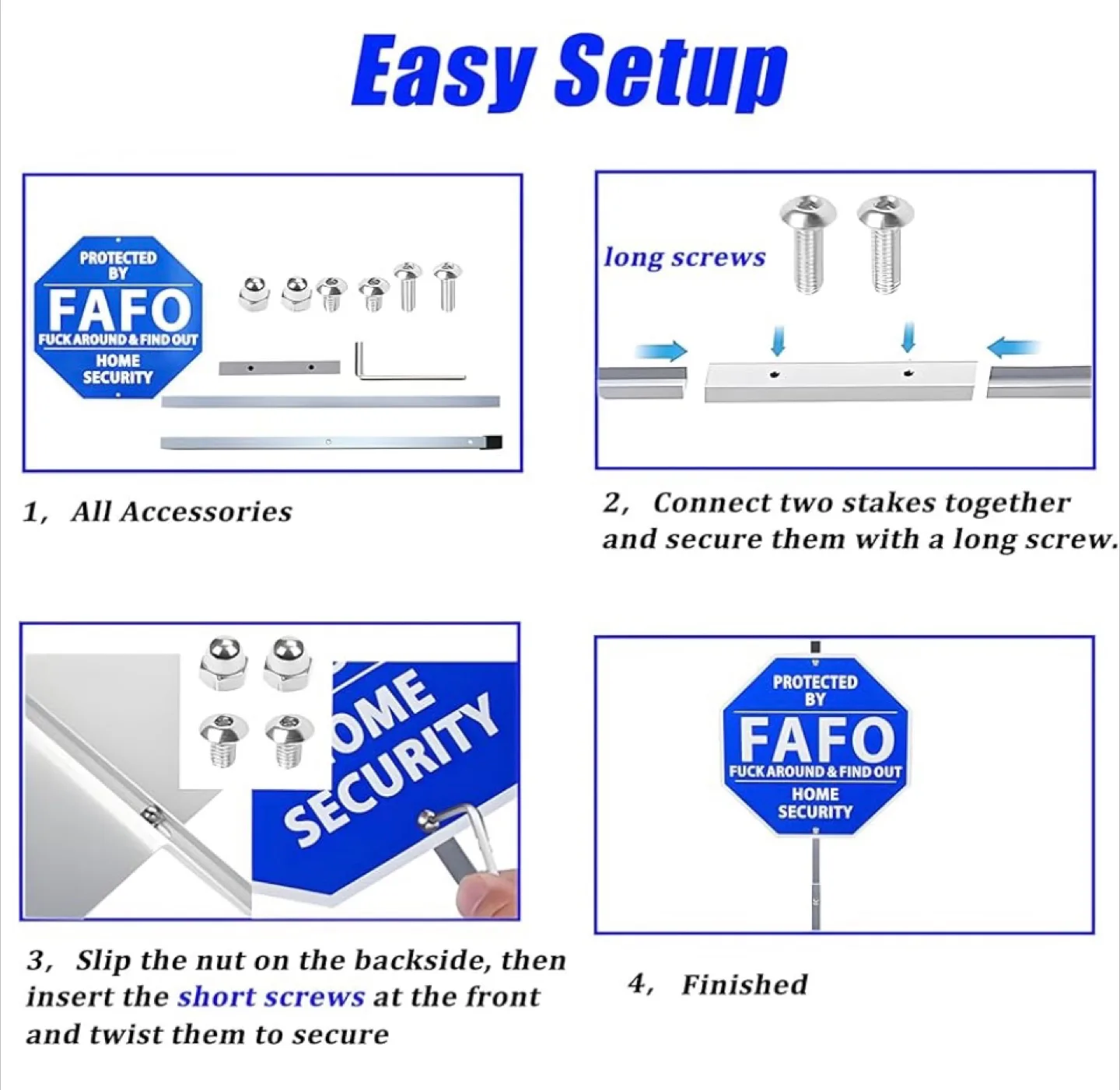 FAFO Home Security Sign - New image indicator(4)