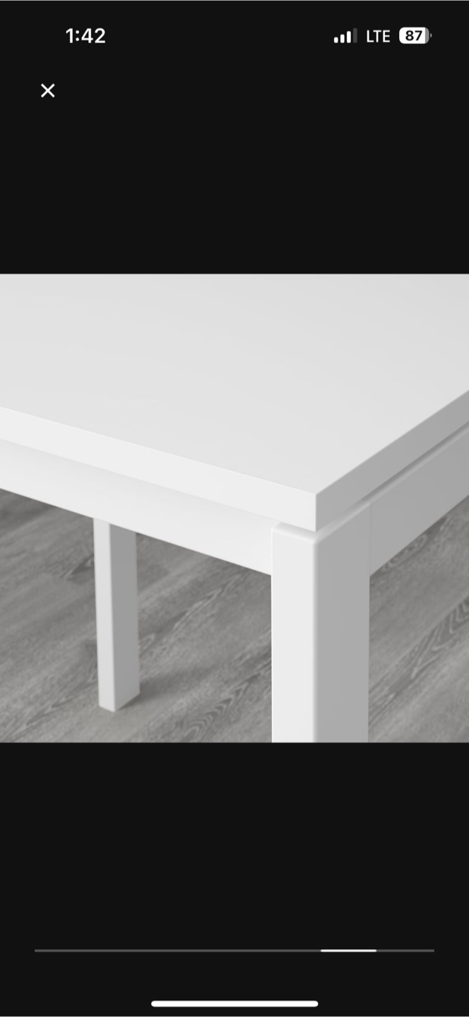 ‼️‼️MOVE OUT SALE - IKEA Melltorp White Table (125x75 cm) - photo 4