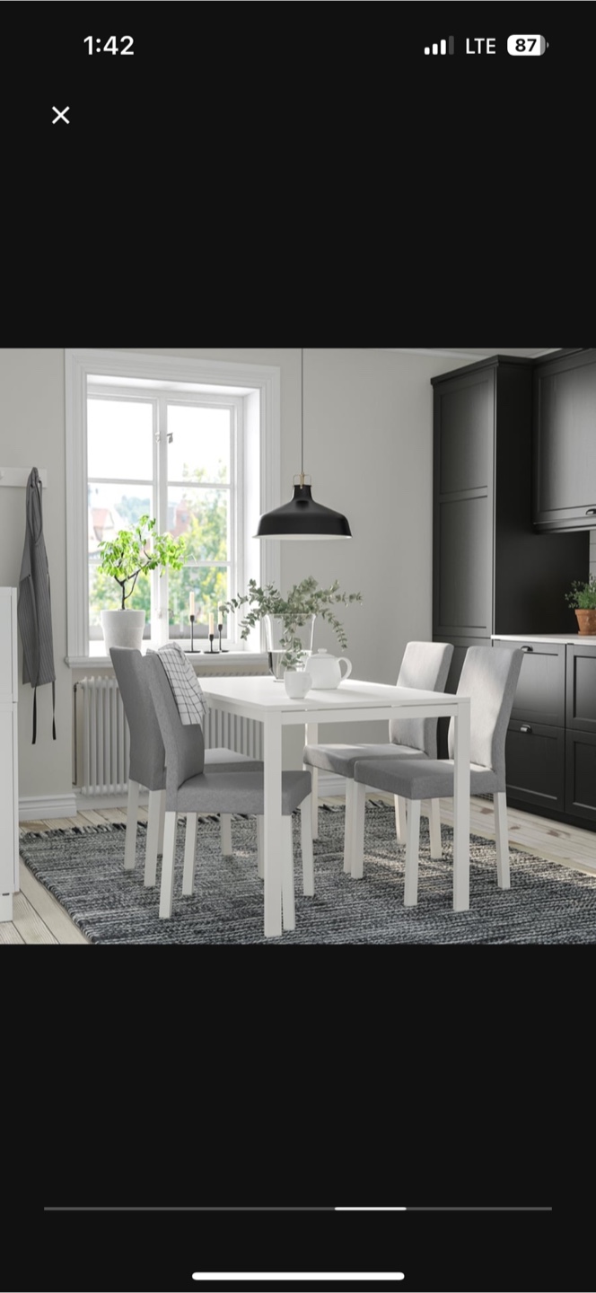 ‼️‼️MOVE OUT SALE - IKEA Melltorp White Table (125x75 cm)