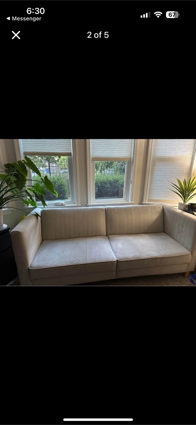 Convertible Sofa Bed - Gray