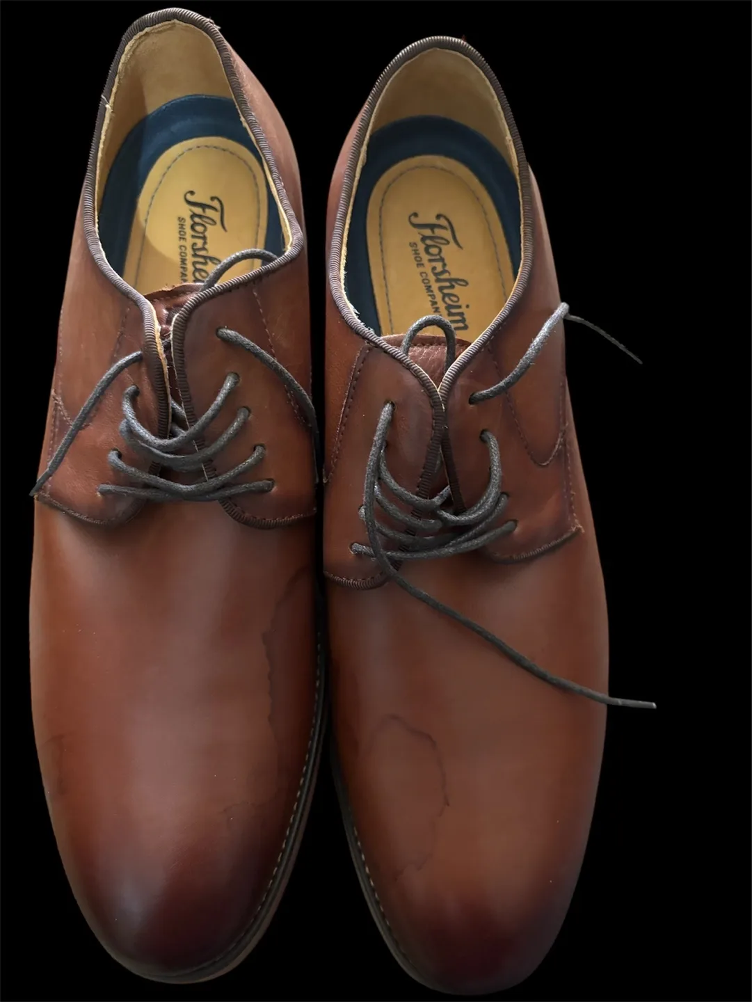 Florsheim  Brown Leather Dress Shoes thumbnail