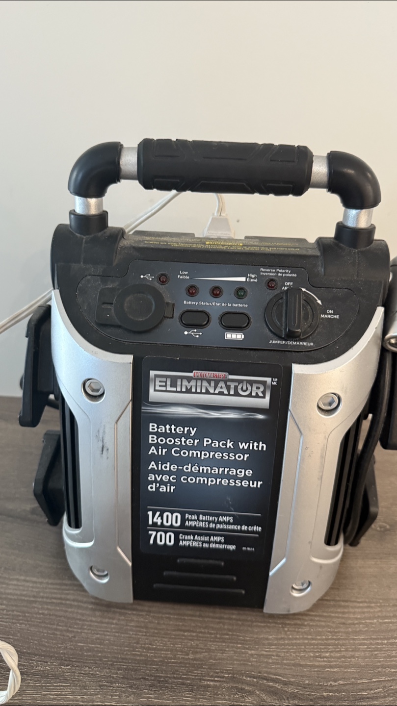 Eliminator Battery Booster Pack with Air Compressor