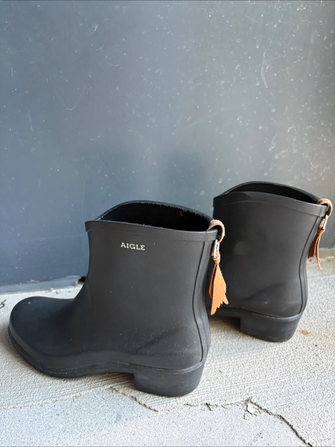 Aigle Ankle Rain Boots 37 thumbnail