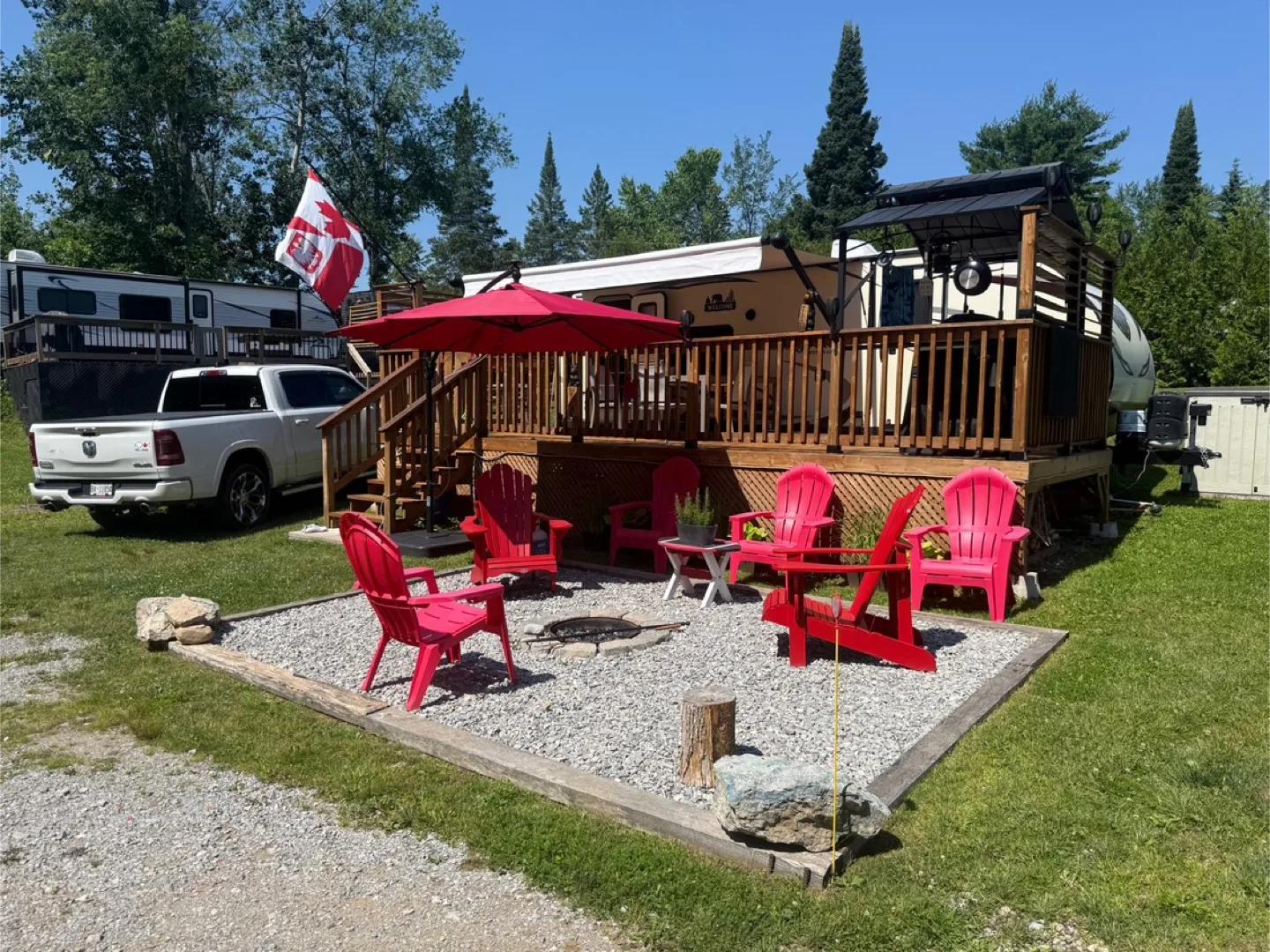 RV 2017 Heritage Wildwood 24 foot  in the park thumbnail