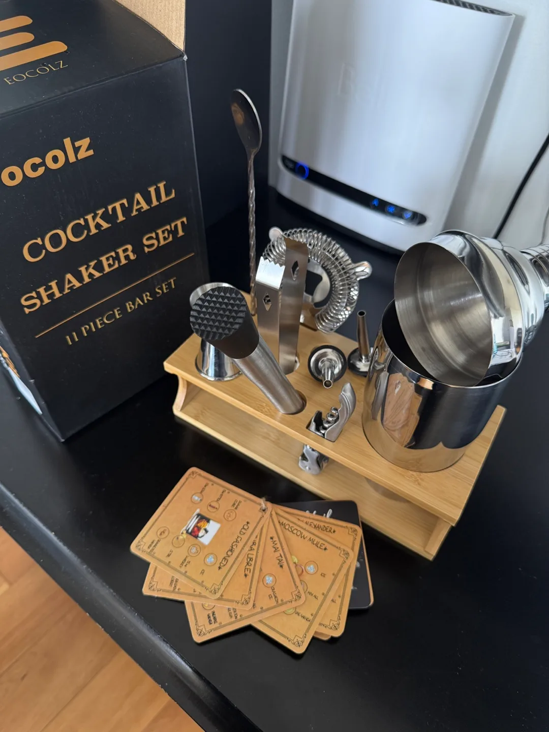 Eocolz Cocktail Shaker Set - 11 Piece Bar Set image indicator(2)