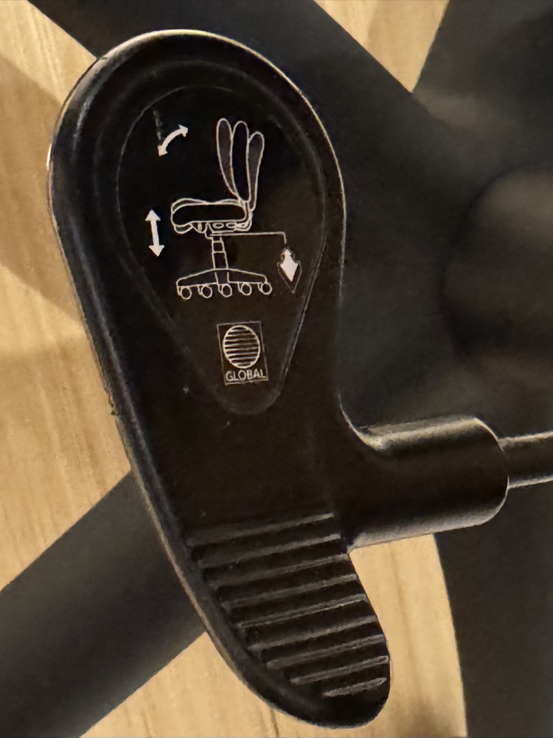 Global Black Office Chair - photo 3