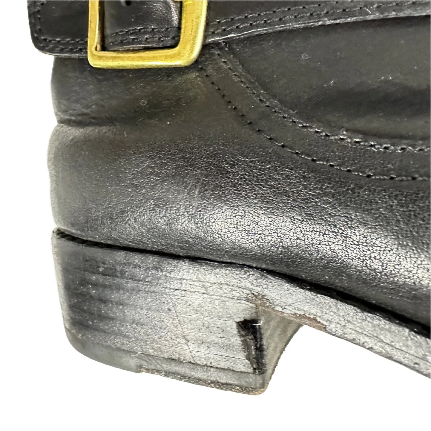 Coach Black Leather Knee High Riding Boots Size 7.5 B image indicator(8)