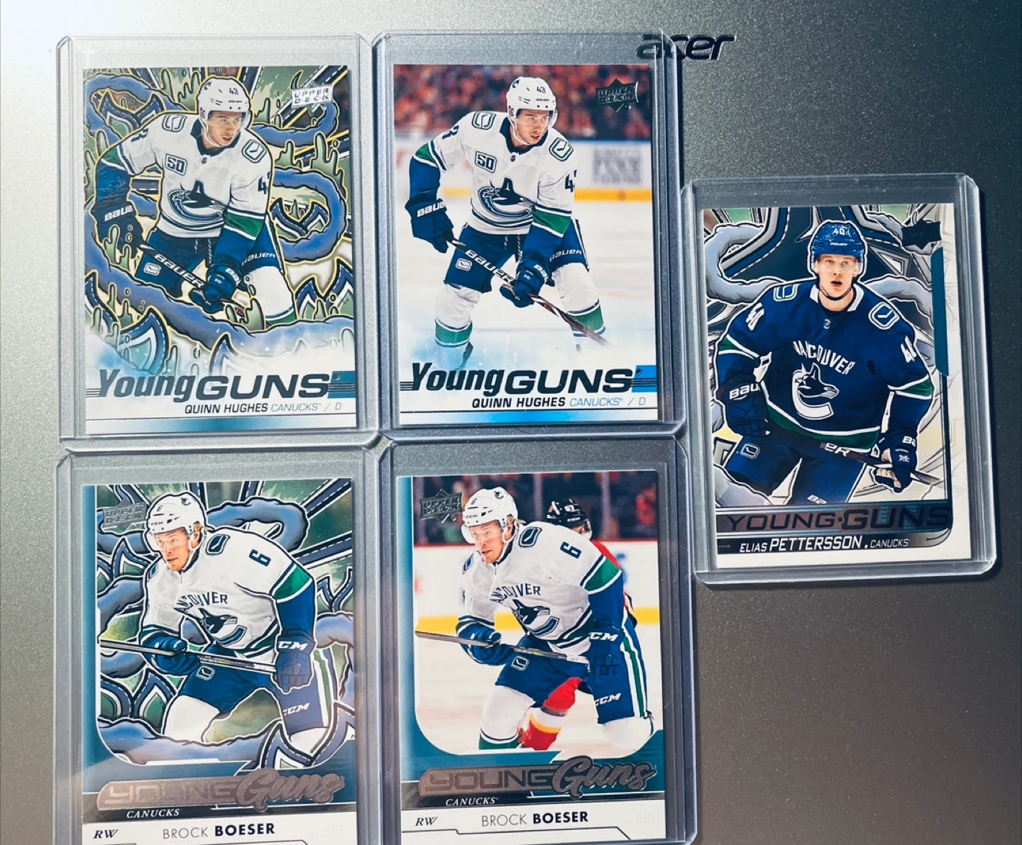 Vancouver Canucks Upper Deck Young Guns Hockey Cards thumbnail