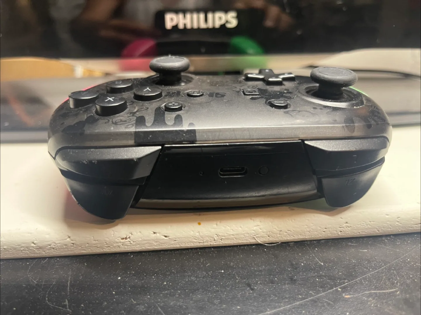 Nintendo Switch Splatoon 3 Pro Controller image indicator(2)