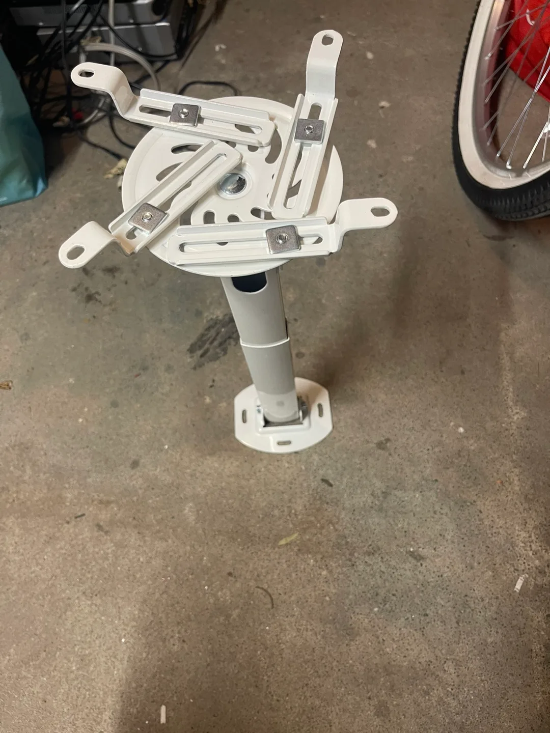 White Projector Ceiling Mount thumbnail