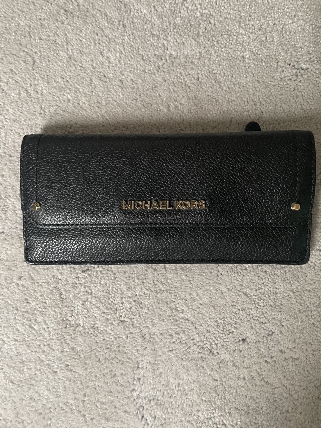 Michael Kors Black Long Slim Wallet