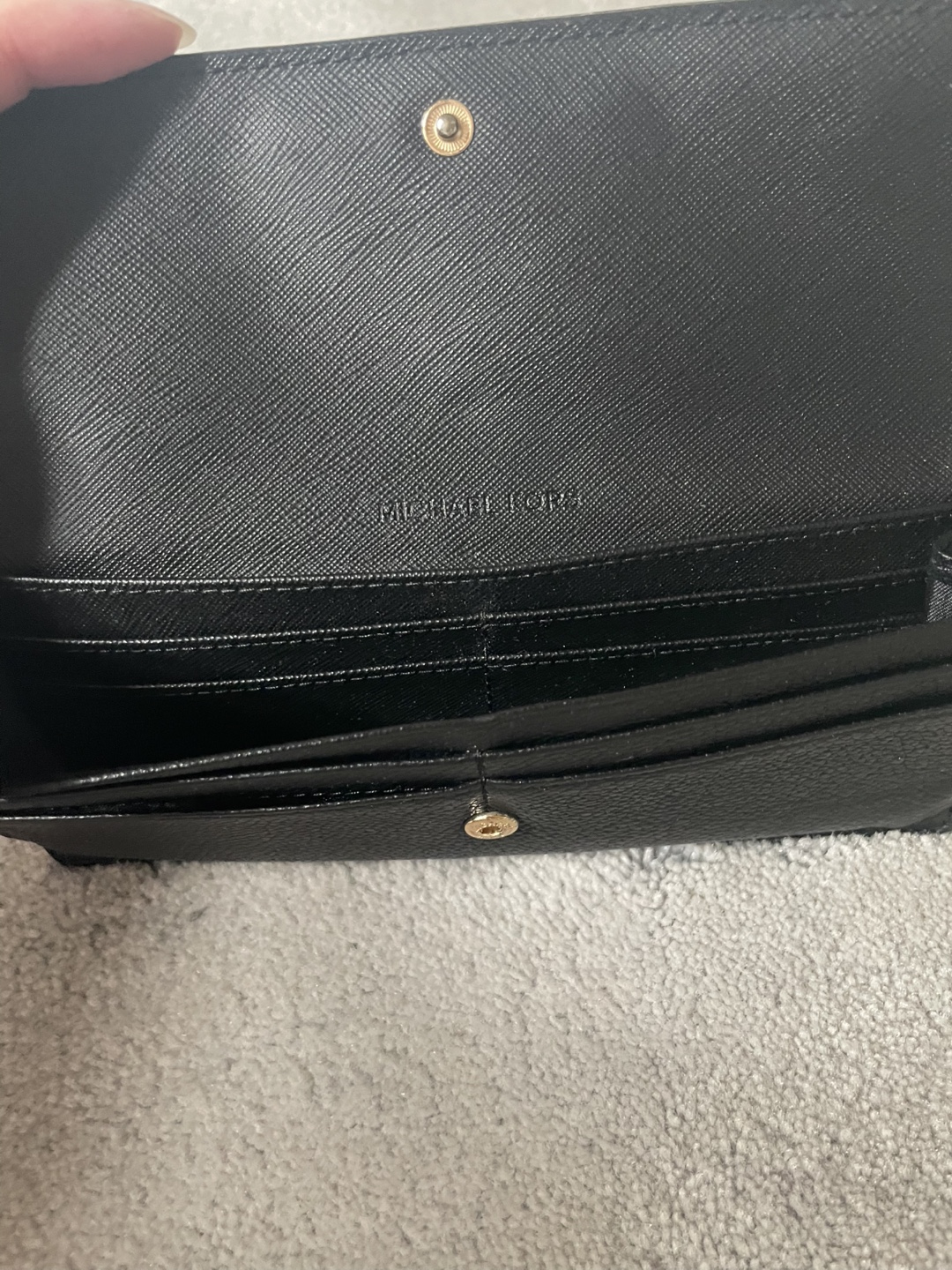 Michael Kors Black Long Slim Wallet - photo 4