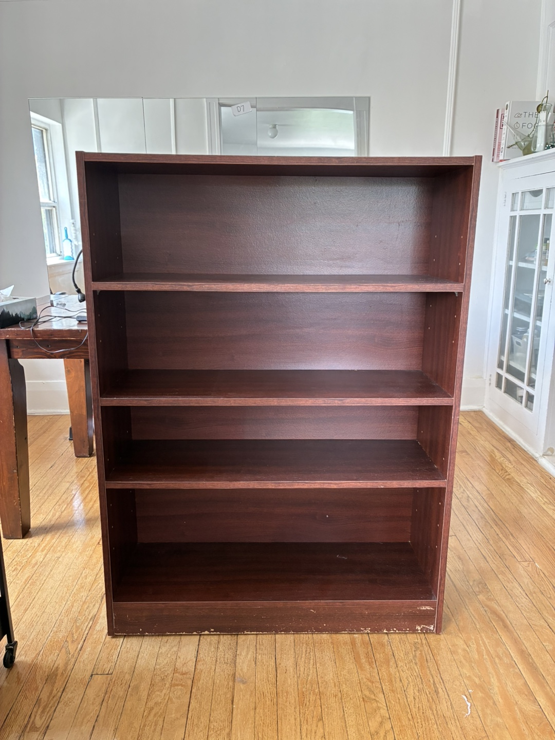 Brown Wooden Bookcase