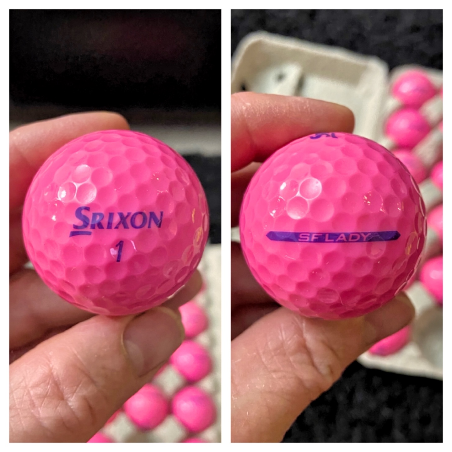 18 Srixon Soft Feel Pink Ladies Golf Balls - photo 3