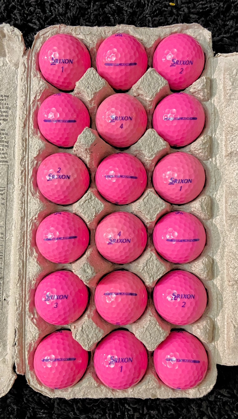 18 Srixon Soft Feel Pink Ladies Golf Balls - photo 2