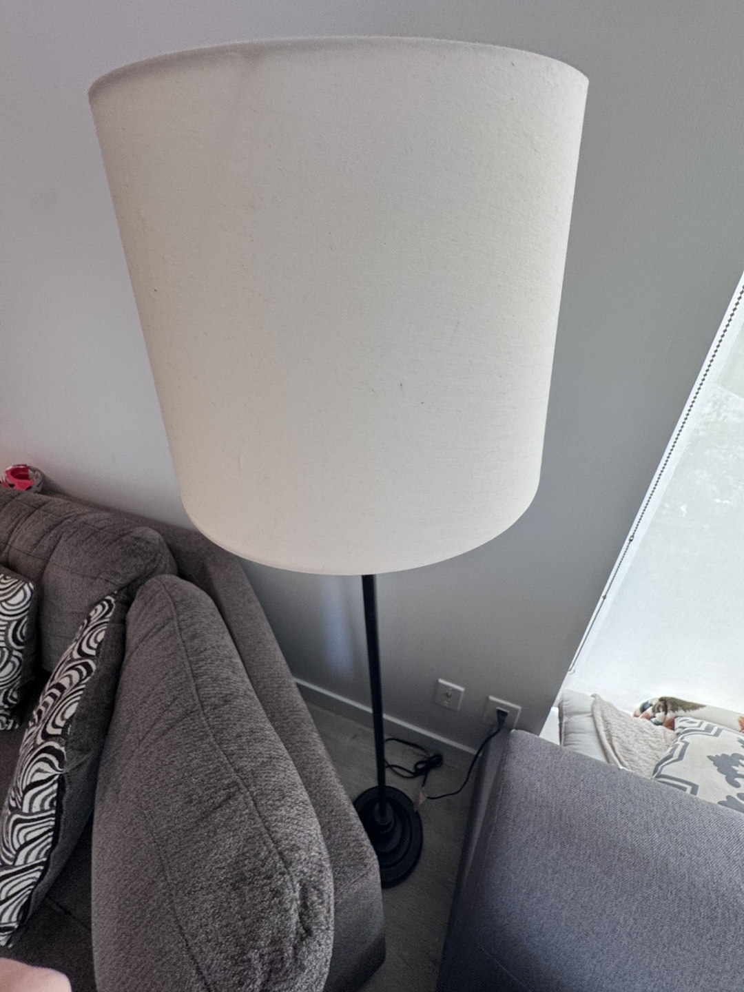 Floor Lamp with Beige Shade - photo 2