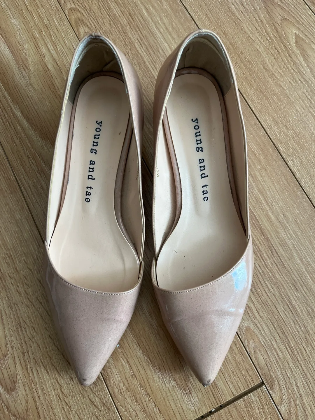 Young and Tae Beige Heels thumbnail