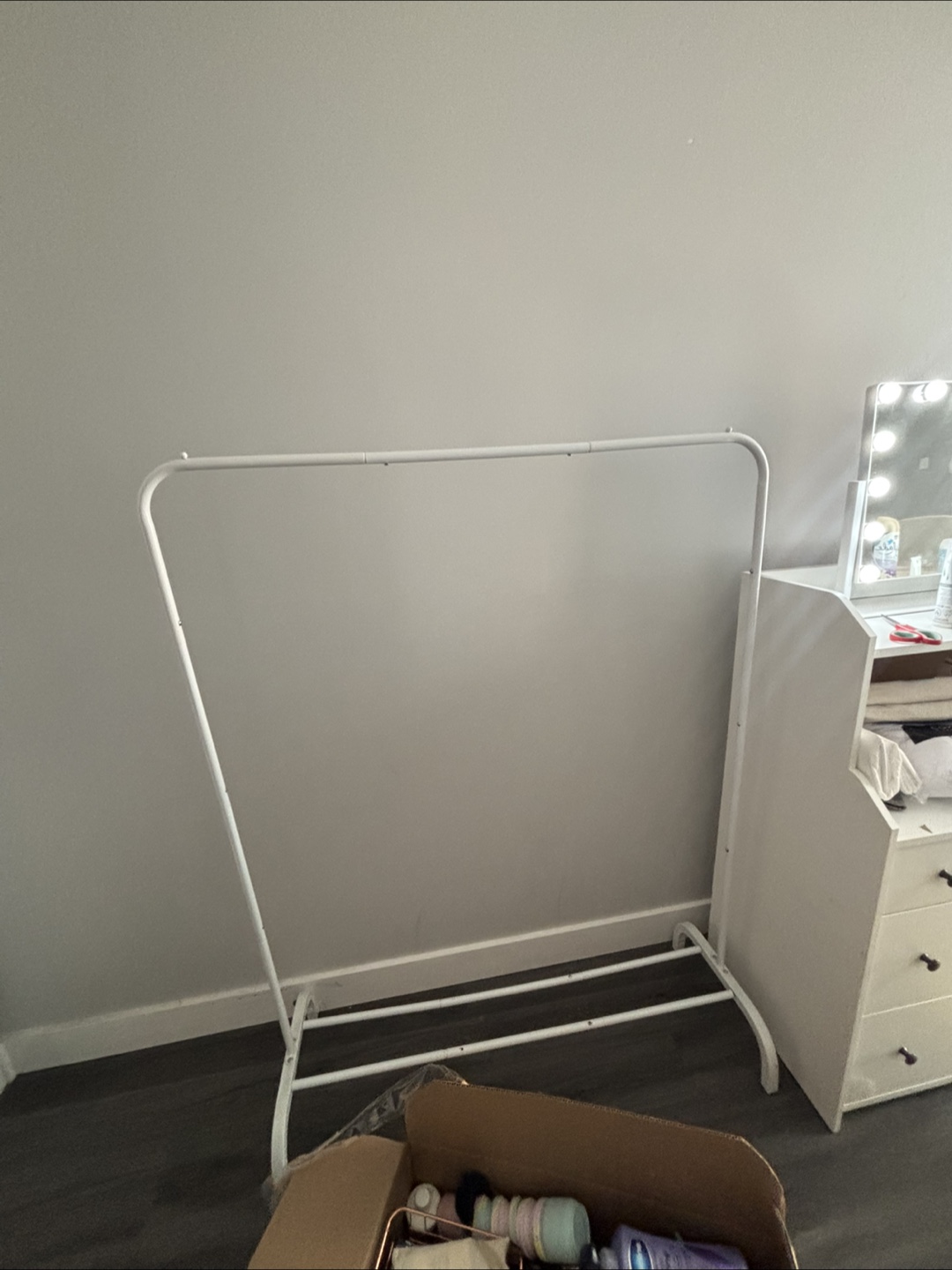 IKEA RIGGA Clothes Coat Rack - White