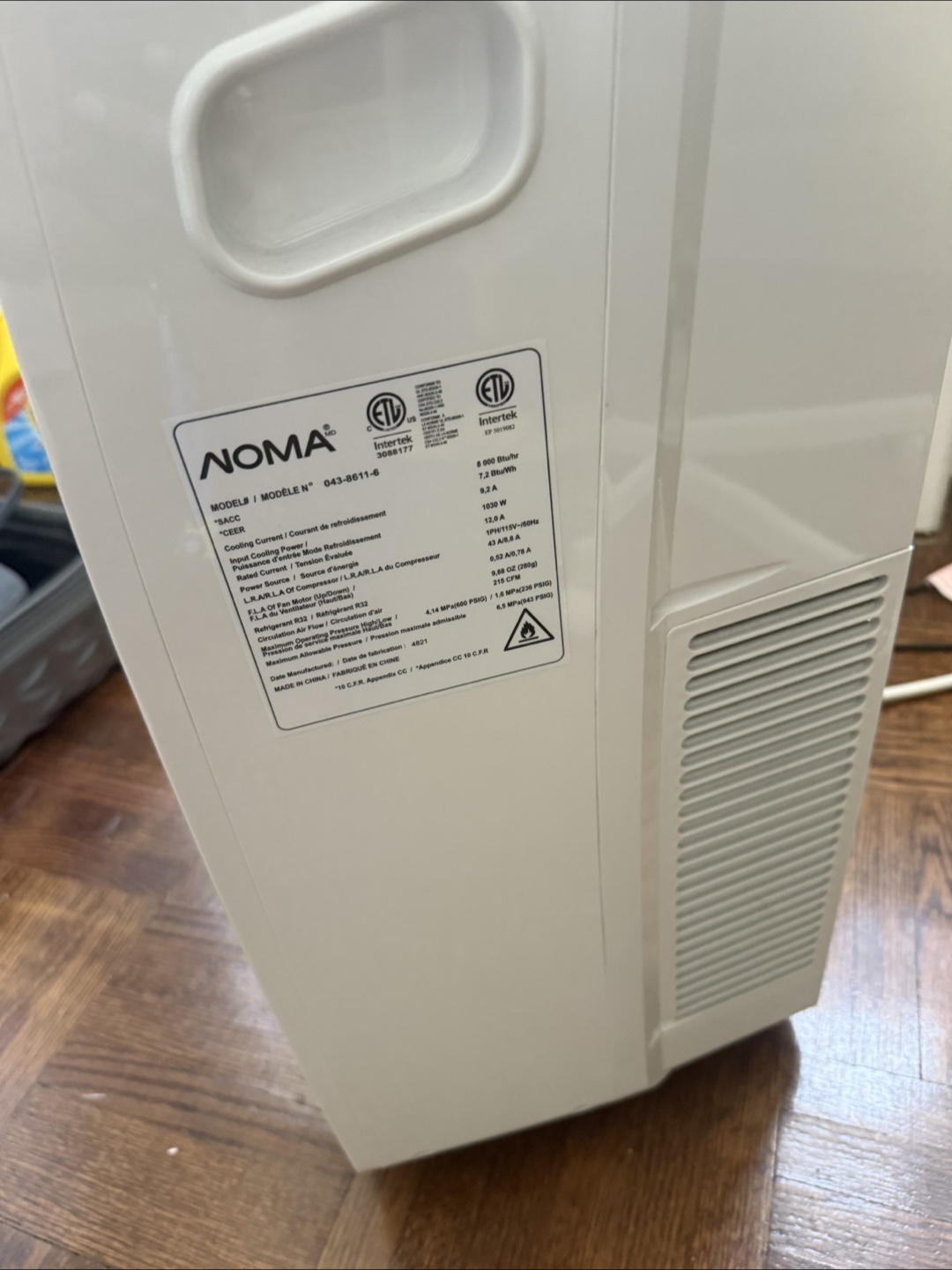 NOMA Portable Air Conditioner - photo 3