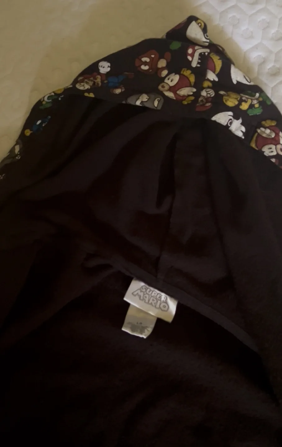 Super Mario Retro Zip Up Hoodie -L (Dixie&Bloor) image indicator(6)