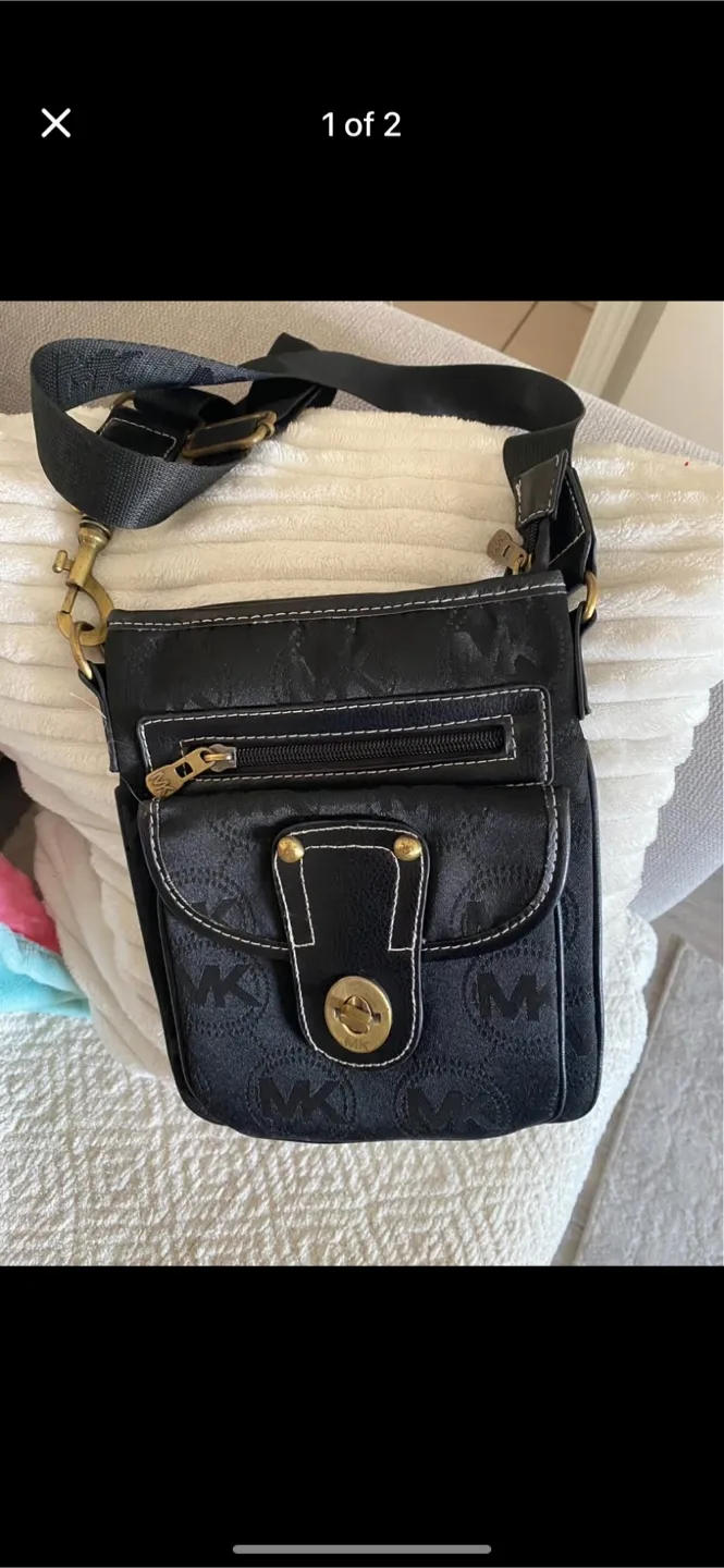 Michael Kors Black Crossbody Bag thumbnail