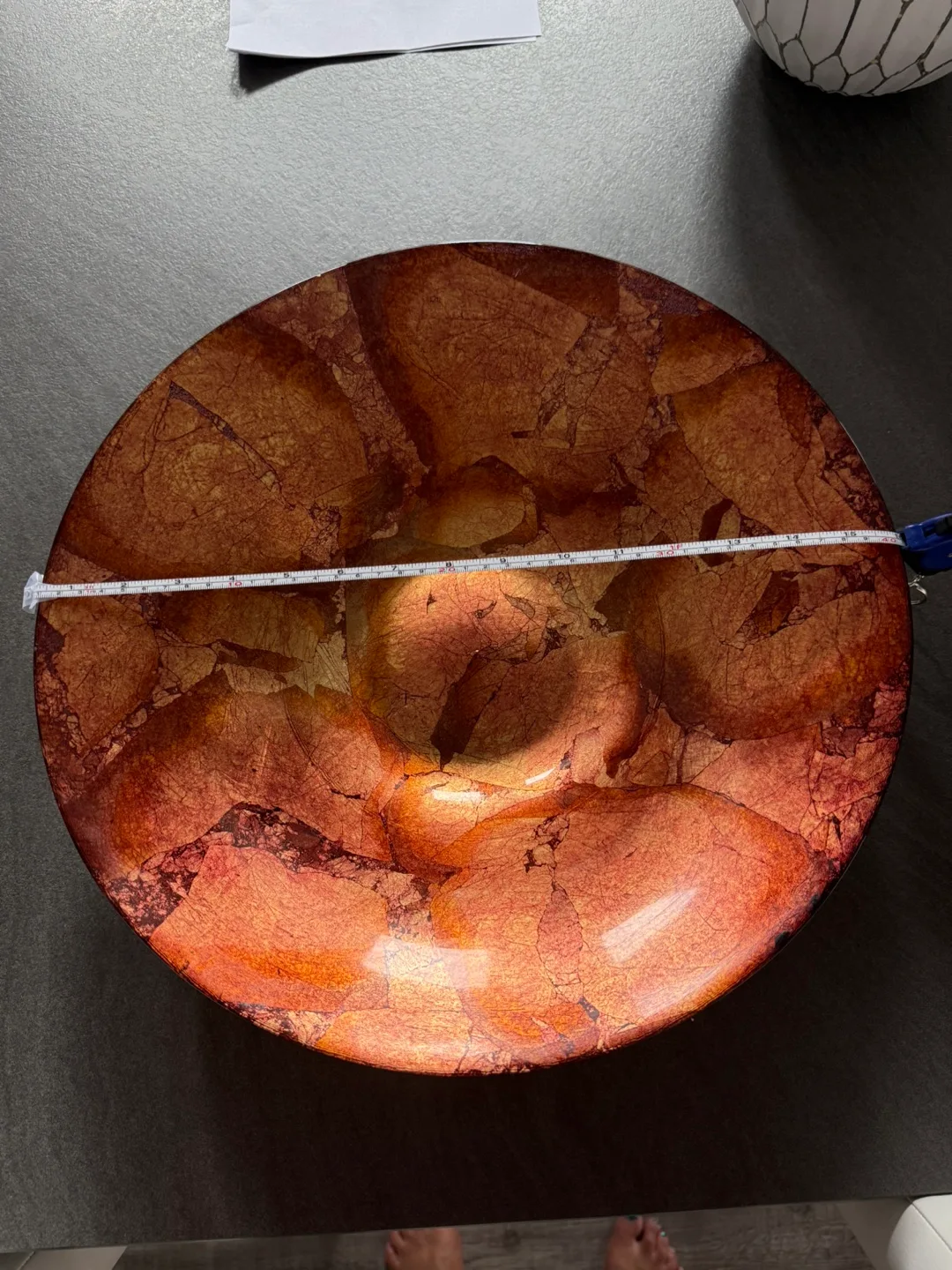 Decorative Bowl - Brown thumbnail
