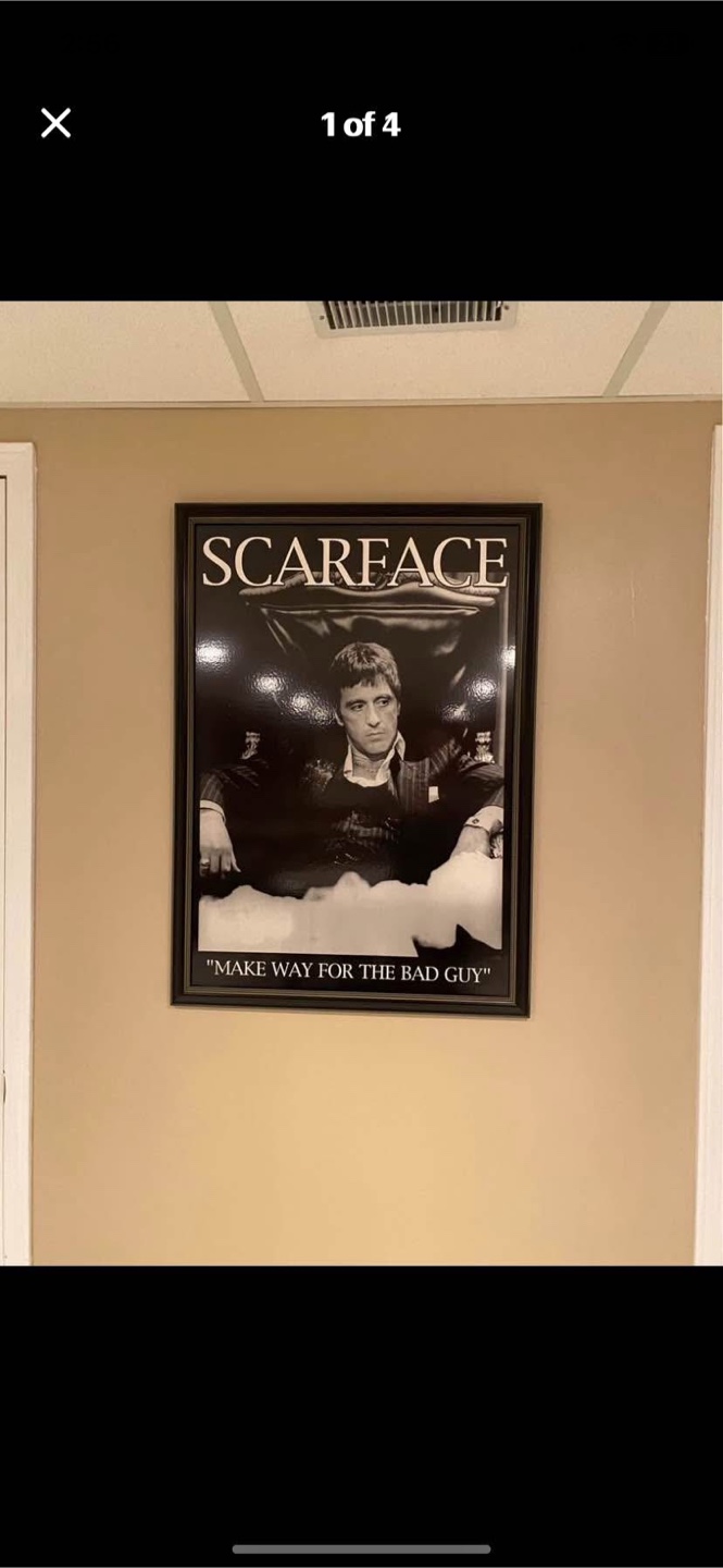 Scarface Framed movie Poster