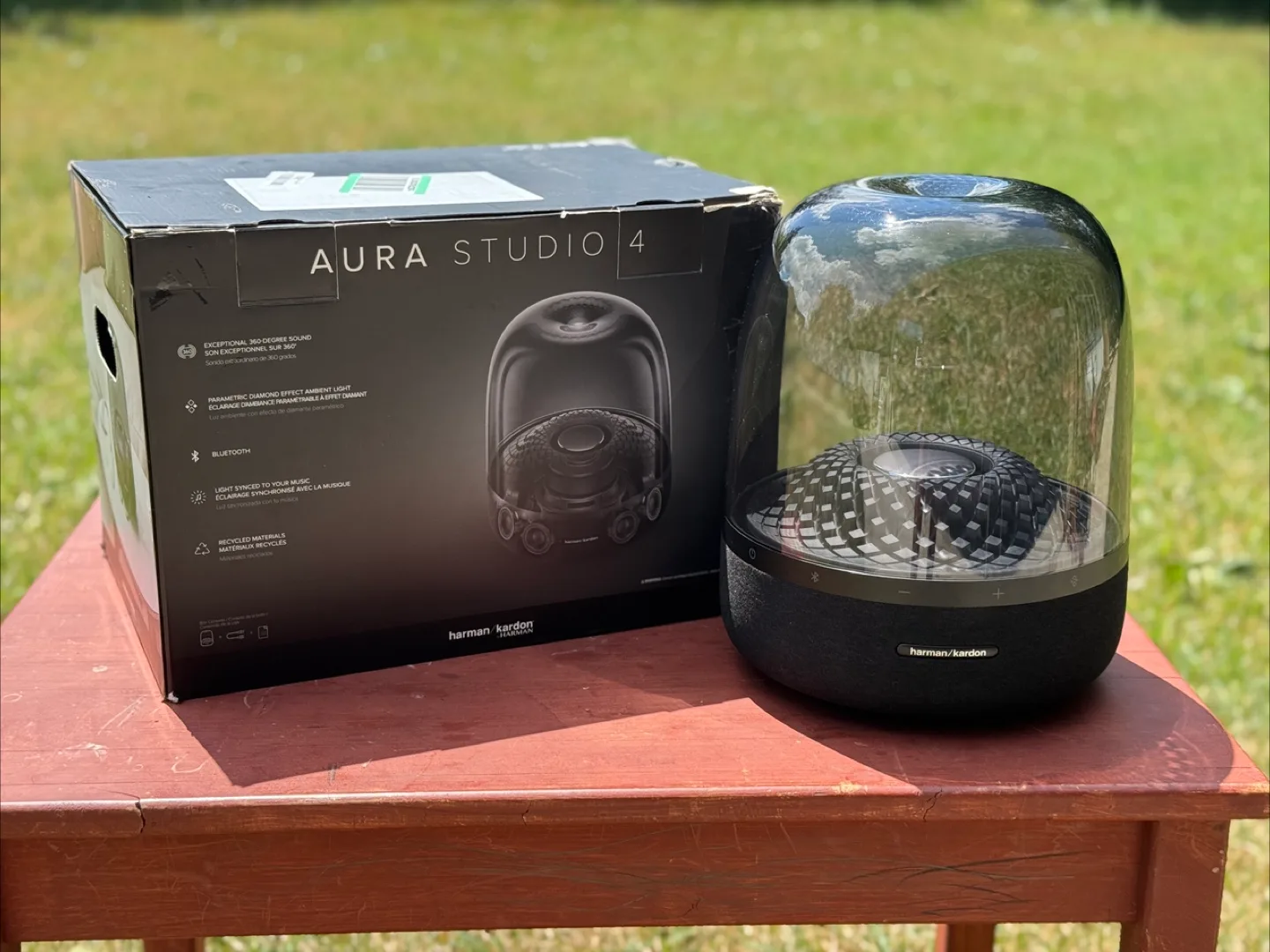 Harman Kardon Aura Studio 4 Bluetooth Speaker - Black thumbnail