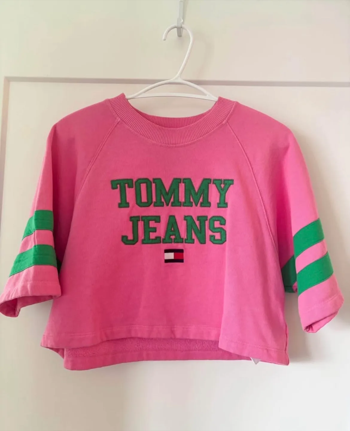 Tommy Jeans Pink Sweatshirt - Size M thumbnail
