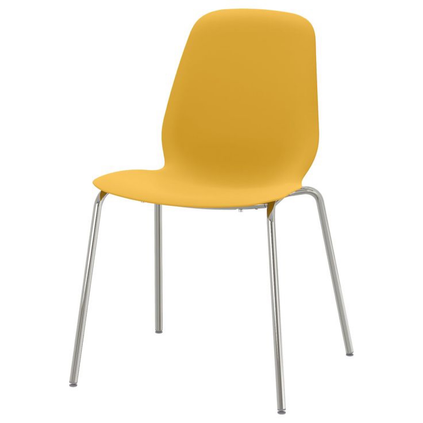[ Hells Kitchen ] Round White Dining Table & Yellow Chairs - photo 3