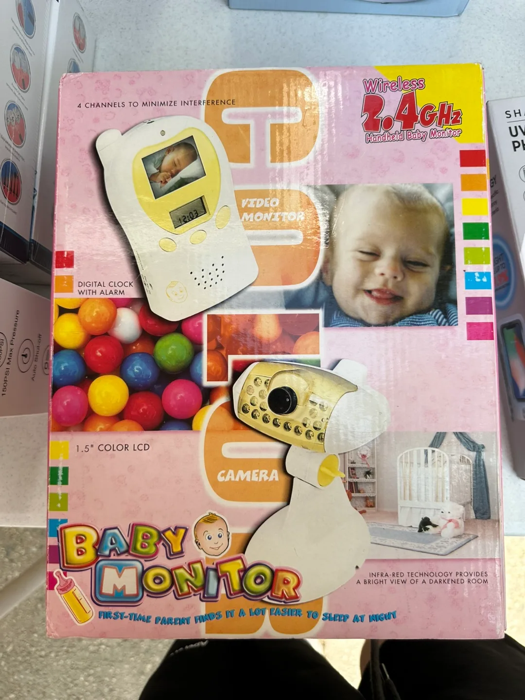 Baby Monitor Wireless 2.4GHz Handheld thumbnail