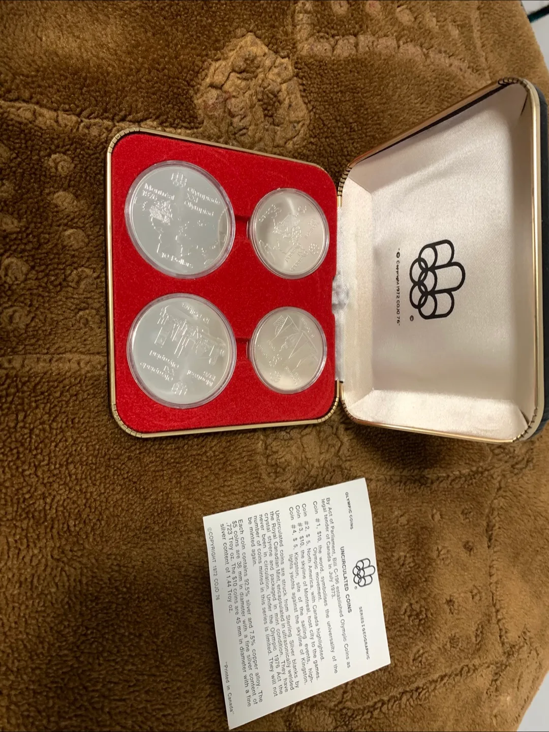 1976 Montreal Olympics Uncirculated Coin Set thumbnail