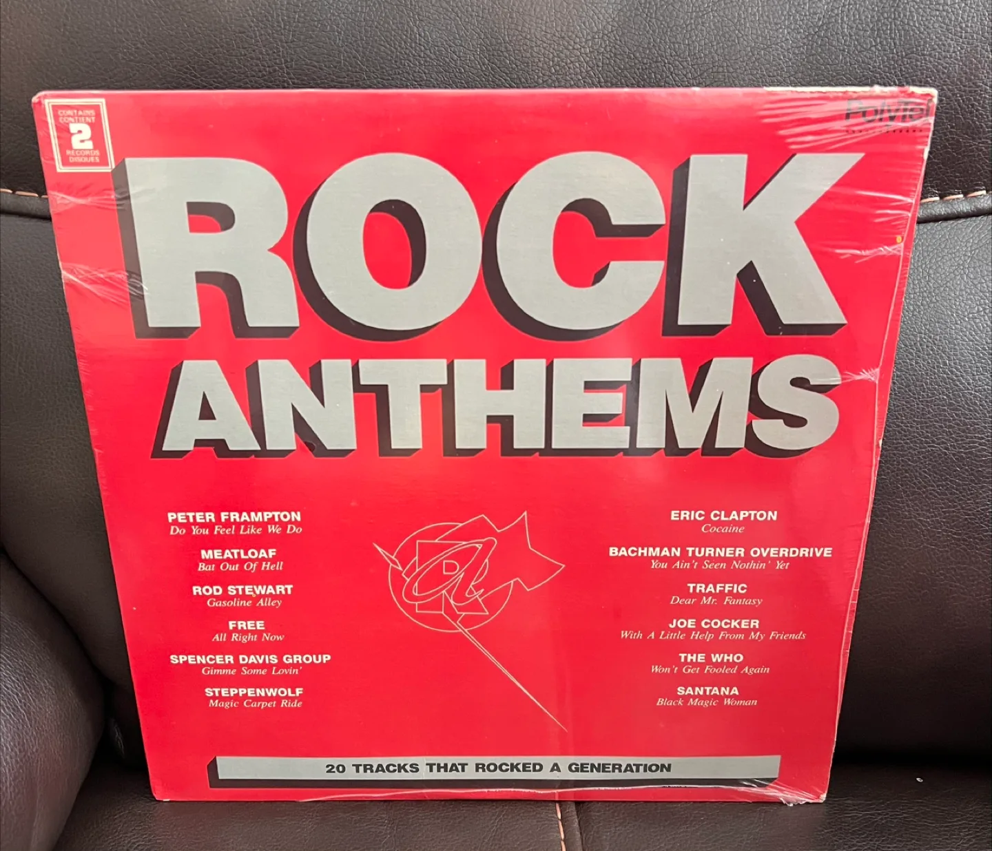 Rock Anthems (compilation) sealed - 2 Vinyl Record Set thumbnail