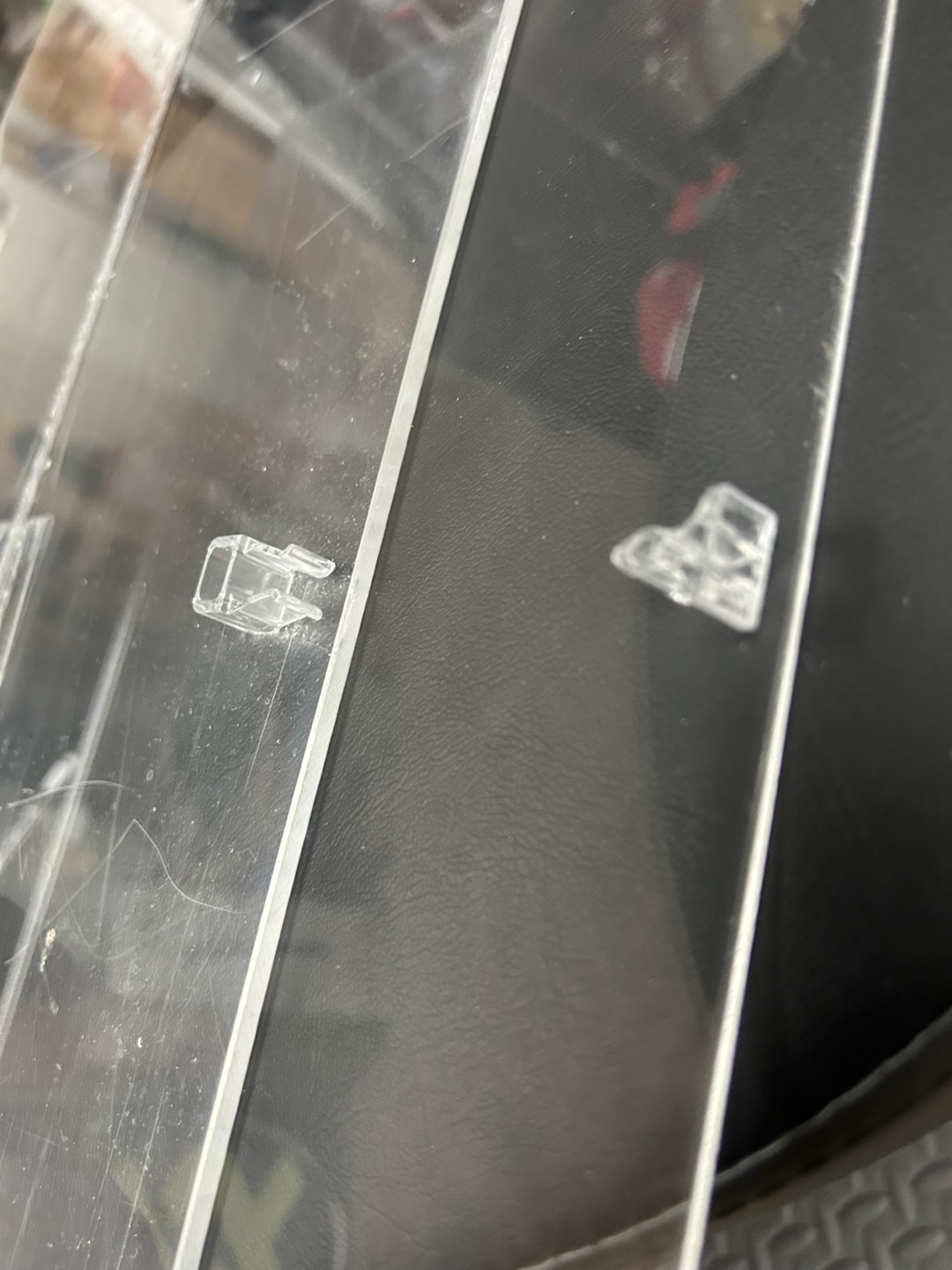 Plexiglass display unit.  Mirror back - photo 5