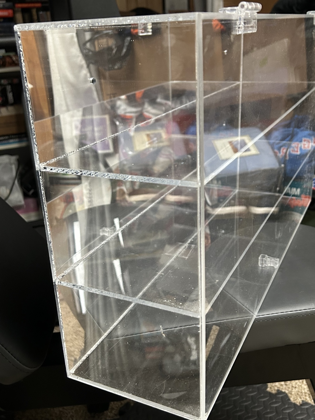 Plexiglass display unit.  Mirror back - photo 2