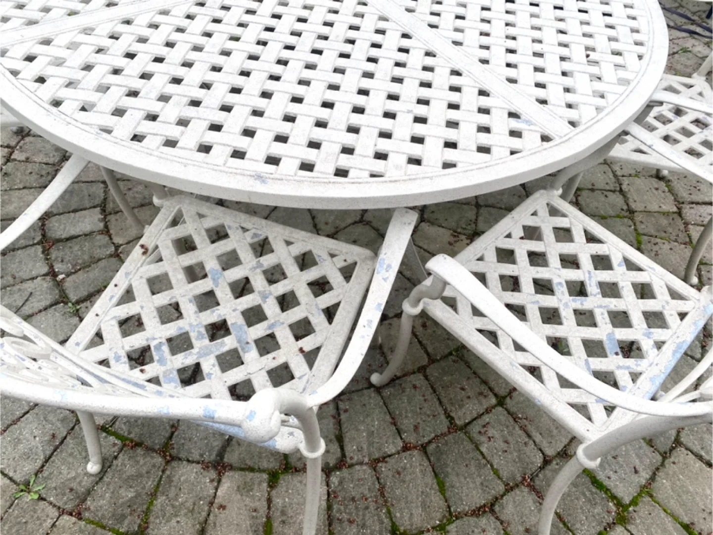 7- Piece Cast Iron Dining Set + Cushions image indicator(2)